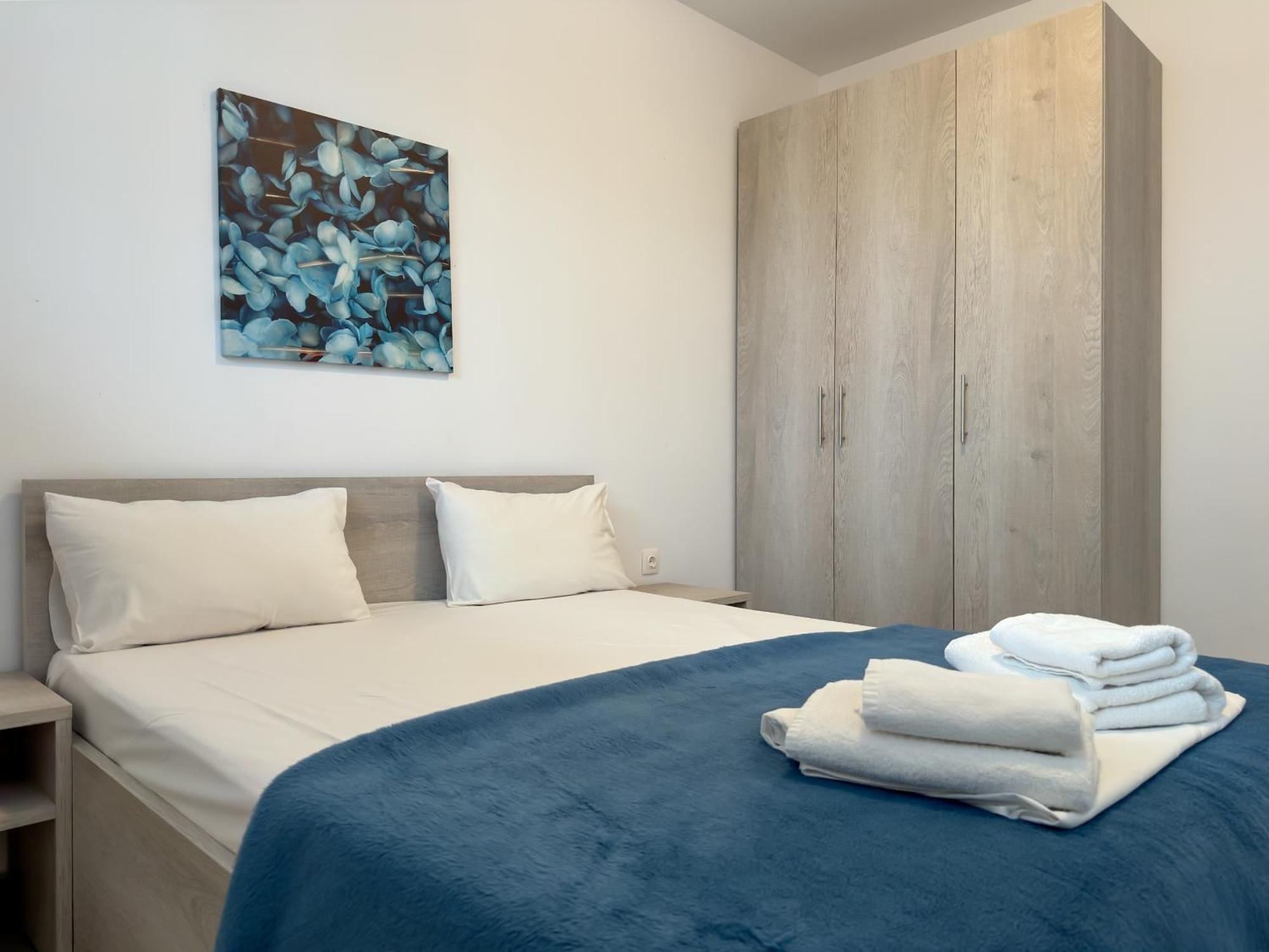 Blue Horizon 6 Apartment Nea Kallikrateia Bagian luar foto