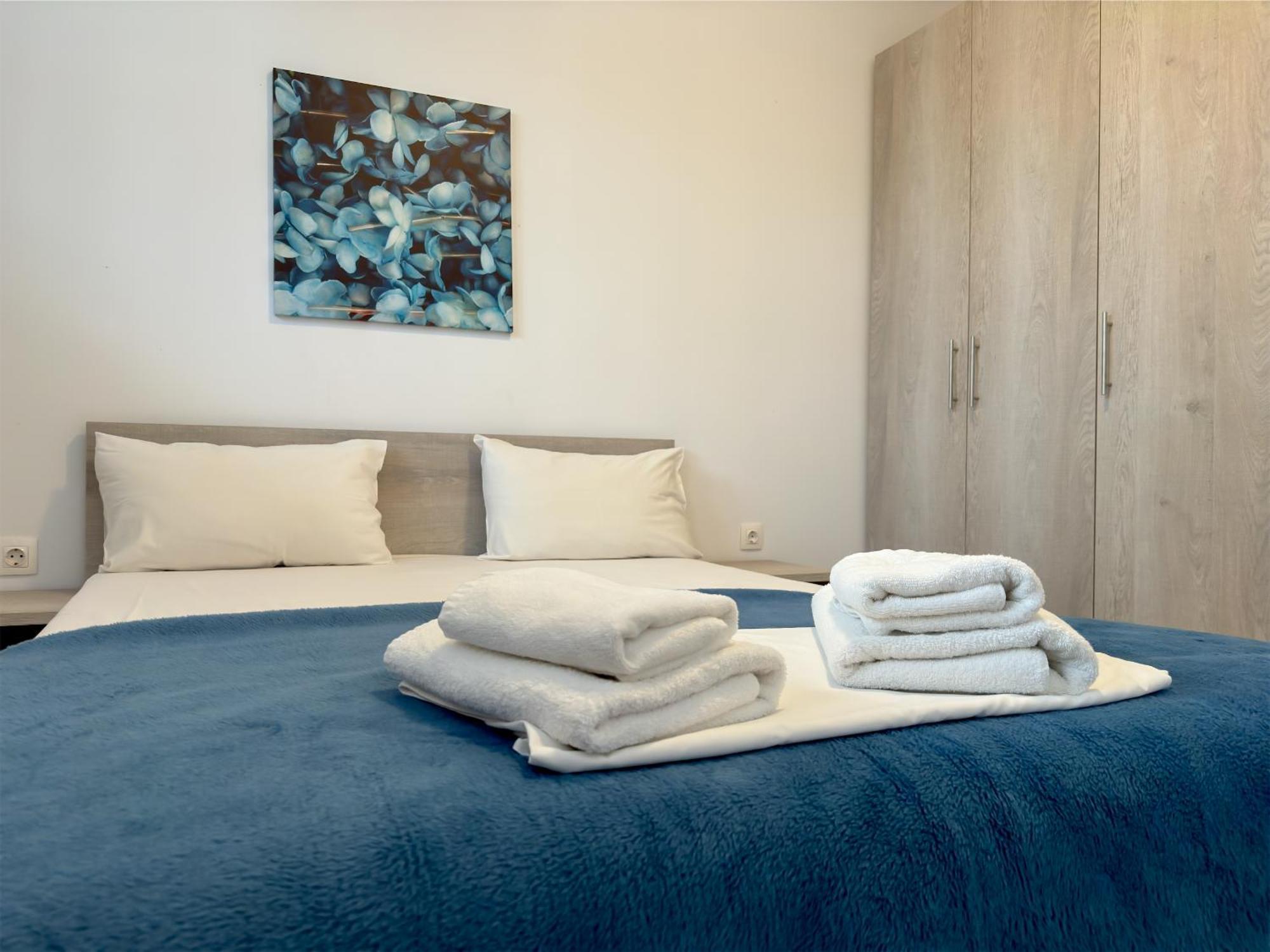Blue Horizon 6 Apartment Nea Kallikrateia Bagian luar foto